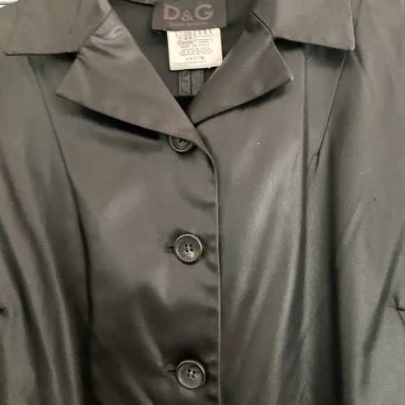 D&G black jacket size 44 made in Italy - Picture 3 of 5